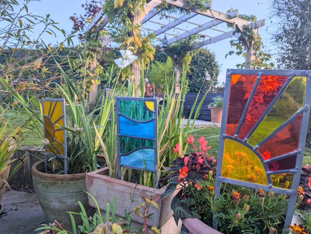 Stained Glass Garden Panel (Traditional leaded method) FULL DAY
