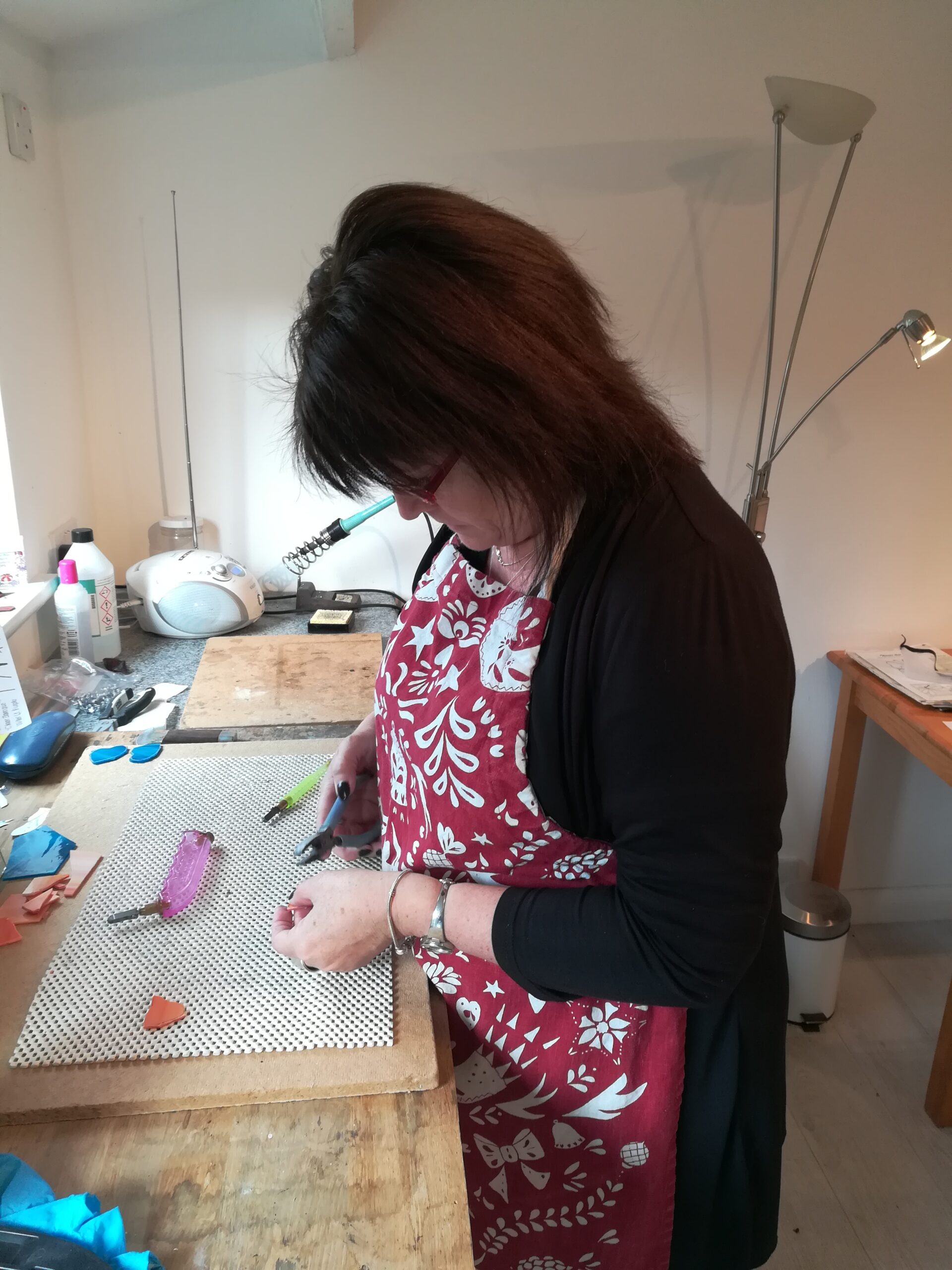 Introduction to stained glass workshop (Tiffany/copper foil method) HALF DAY